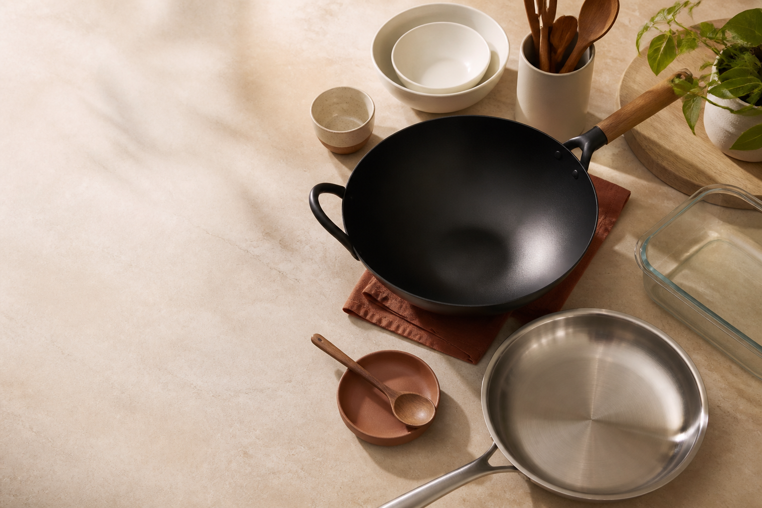 Warm modern kitchenware collection